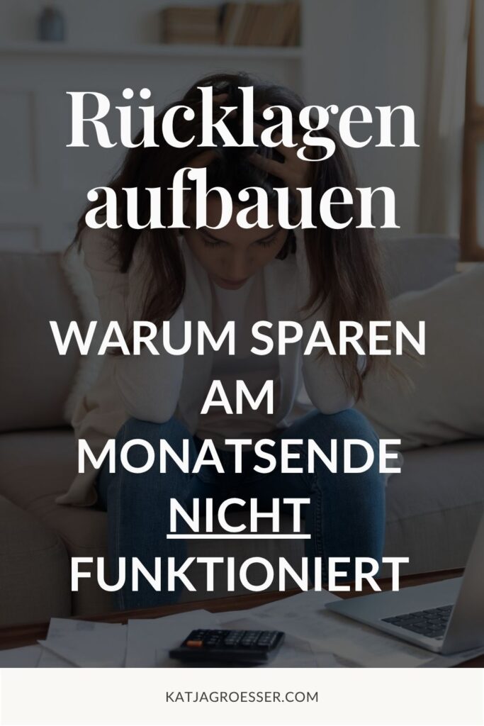Rücklagen aufbauen: Warum Sparen am Monatsende nicht funktioniert